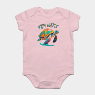 Key West Turtle Baby Bodysuit